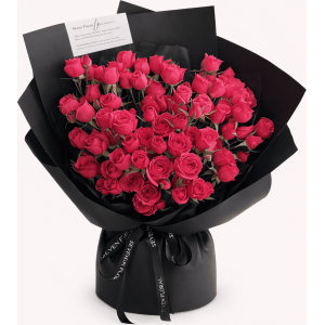 Buchet Trandafiri Fuchsia