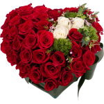 Inimă din trandafiri (Rossita)