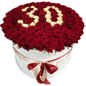 Box roses 30 Years