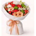 Buchet „Coral & Ruby Delight”